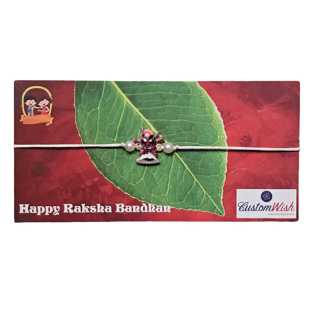 Deadpool Metal Rakhi for Brother